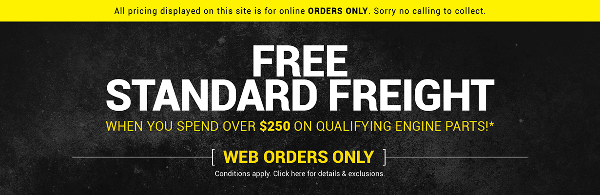 Free Freight on Orders Over $250+gst